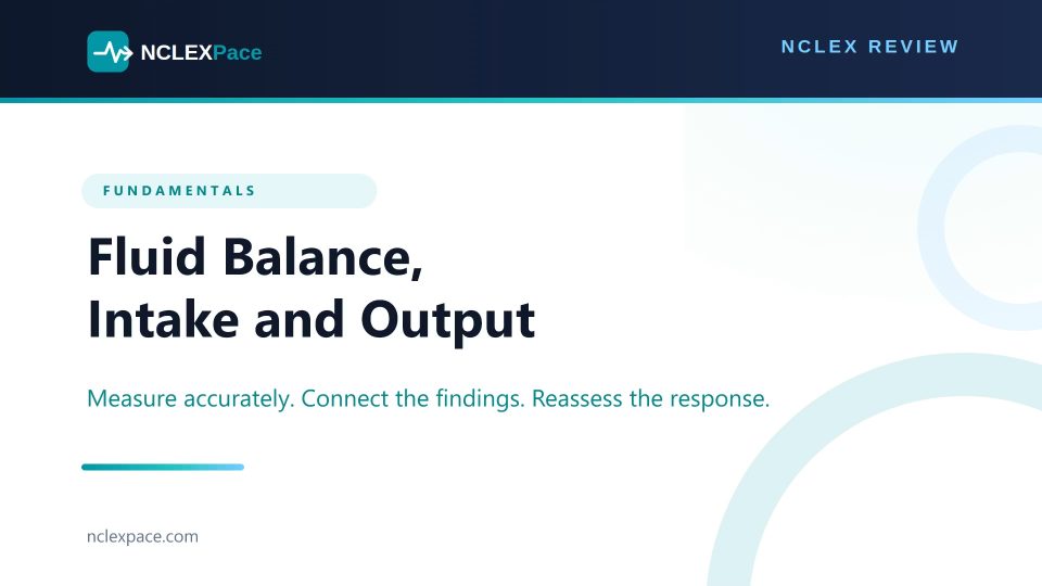 Fluid Balance, Intake and Output