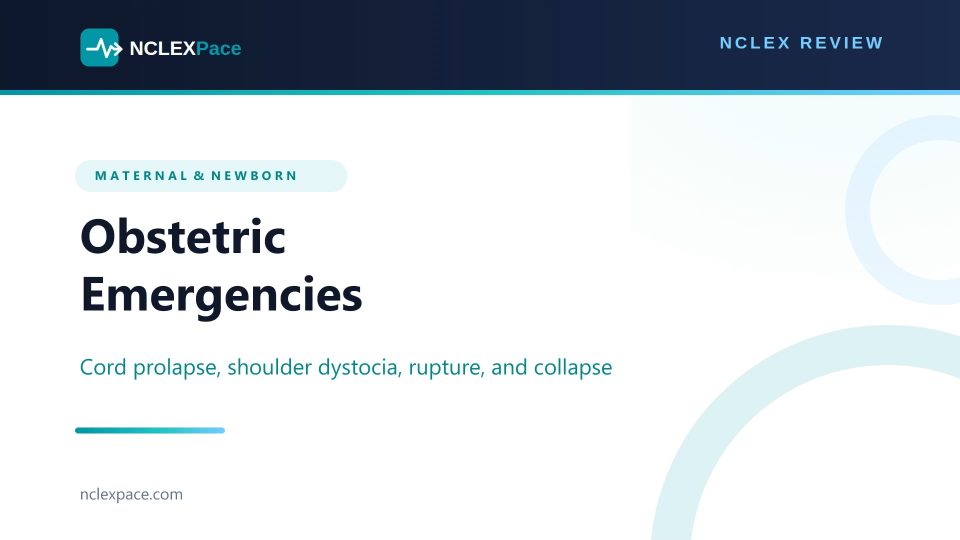 Obstetric Emergencies
