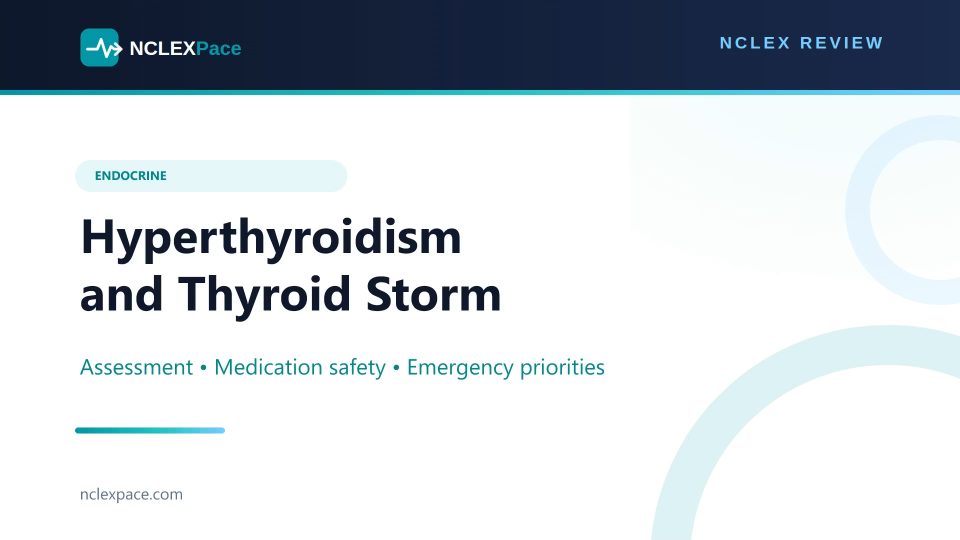 Hyperthyroidism and Thyroid Storm NCLEX Review