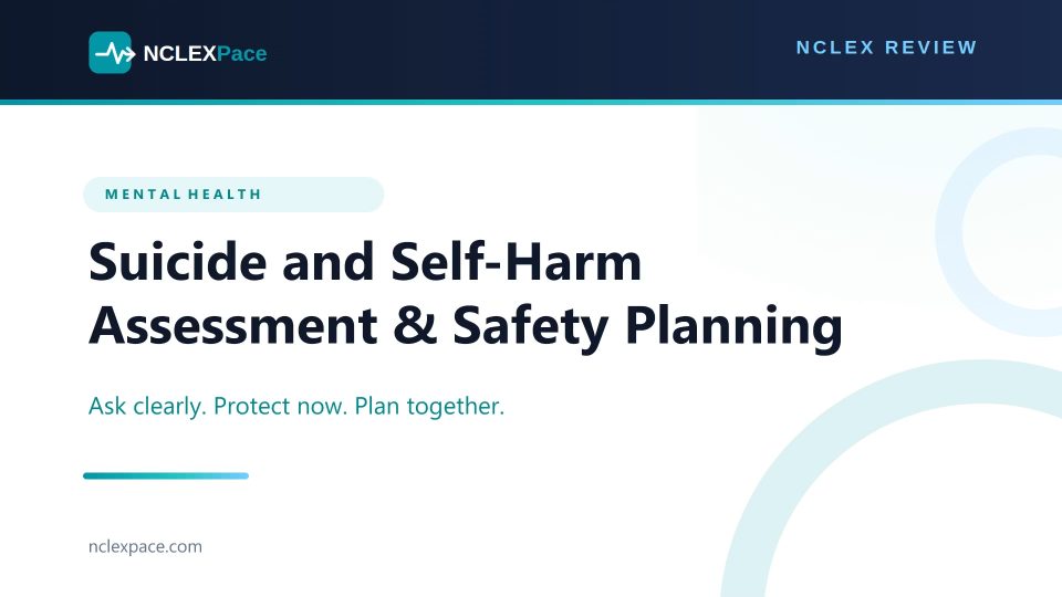 Suicide and Self-Harm Assessment and Safety Planning