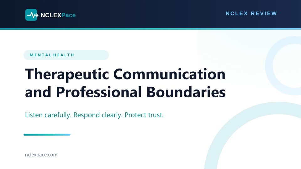 Therapeutic Communication and Professional Boundaries
