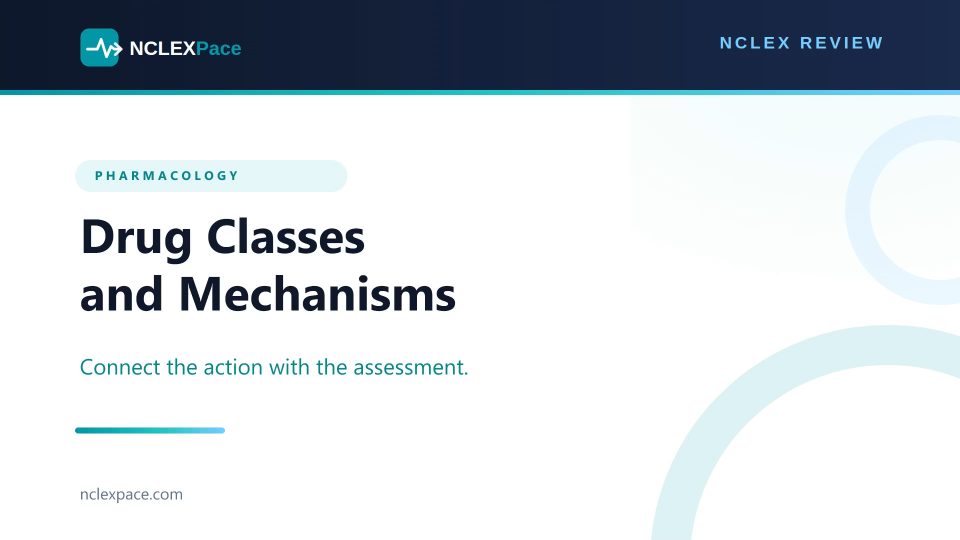 Drug Classes and Mechanisms NCLEX Review