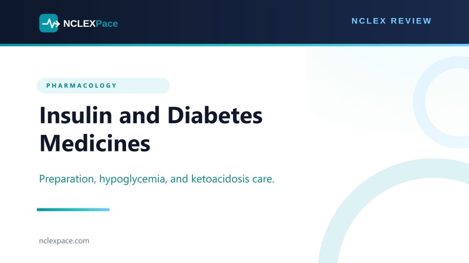 Insulin Diabetes Medicines and DKA NCLEX Review