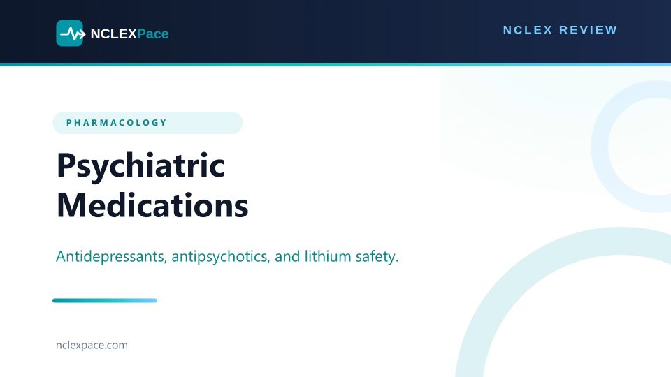 Psychiatric Medications NCLEX Review